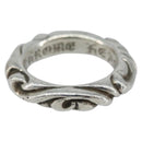 Chrome Hearts Scroll Band Ring Ag925 Silver Auth LNZ147SM-2