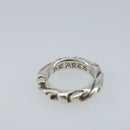 Chrome Hearts Scroll Band Ring Ag925 Silver Auth LNZ147SM-7