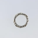 Chrome Hearts Scroll Band Ring Ag925 Silver Auth LNZ147SM-9