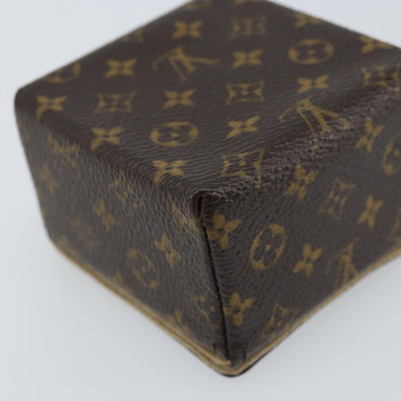 LOUIS VUITTON Monogram Jewelry Case Jewelry Box LV Auth LNZ148