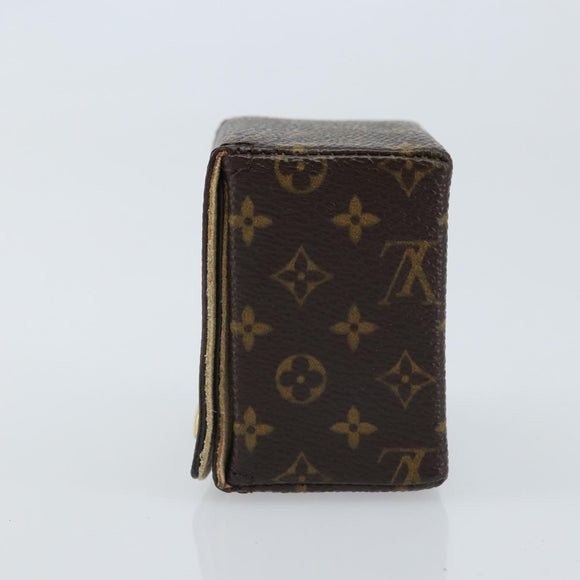 LOUIS VUITTON Monogram Jewelry Case Jewelry Box LV Auth LNZ148