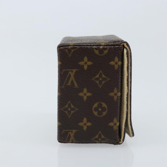 LOUIS VUITTON Monogram Jewelry Case Jewelry Box LV Auth LNZ148