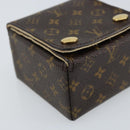 LOUIS VUITTON Monogram Jewelry Case Jewelry Box LV Auth LNZ148-14