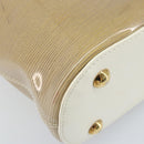 LOUIS VUITTON Epi Plage Mini lagoon Bay Bag Beige Sabre M92473 LV Auth LNZ159-16