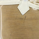 LOUIS VUITTON Epi Plage Mini lagoon Bay Bag Beige Sabre M92473 LV Auth LNZ159-10