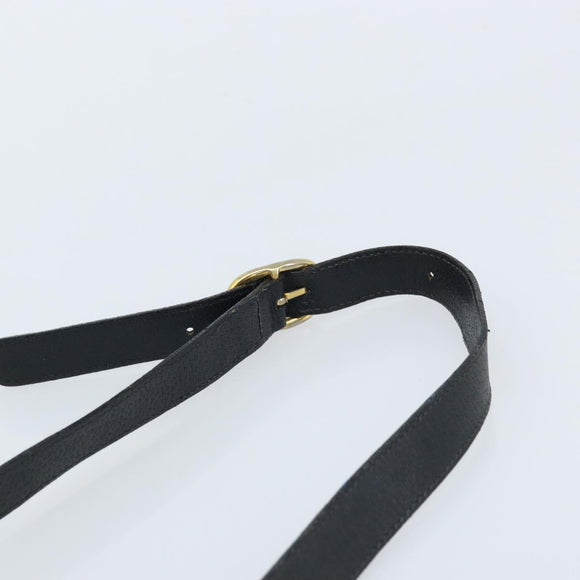 GUCCI GG Supreme Sherry Line Shoulder Bag PVC Navy Gold Auth LNZ160