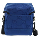 GUCCI GG Canvas Schoudertas Blauw 643858 Auth LNZ169M-2