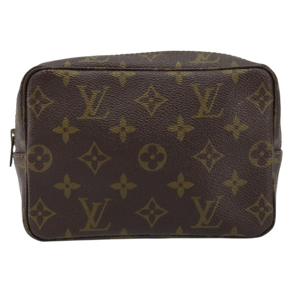 LOUIS VUITTON Monogram Trousse Toilette 18 Pouch M47526 LV Auth LNZ171