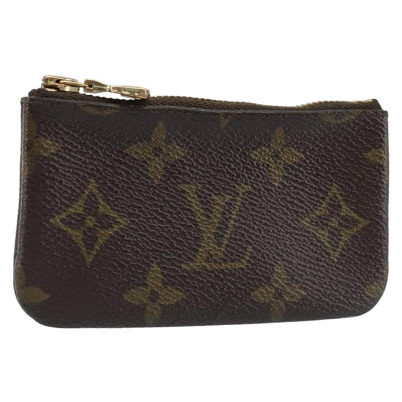 LOUIS VUITTON Monogram Pochette Cles Coin Purse M62650 LV Auth LNZ174