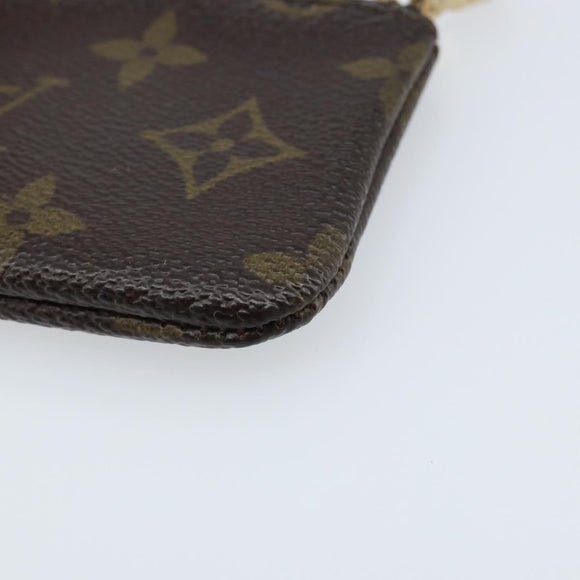 LOUIS VUITTON Monogram Pochette Cles Coin Purse M62650 LV Auth LNZ174