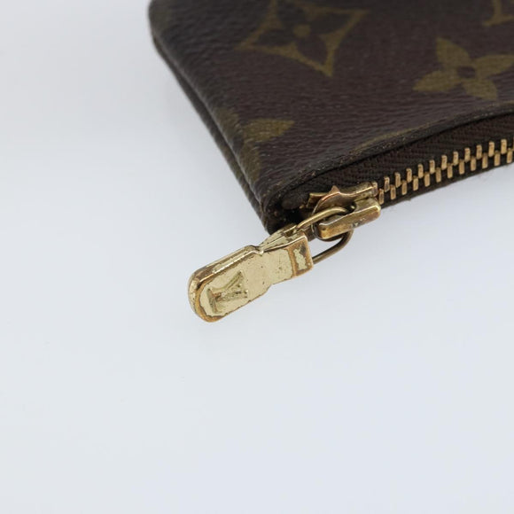 LOUIS VUITTON Monogram Pochette Cles Coin Purse M62650 LV Auth LNZ174