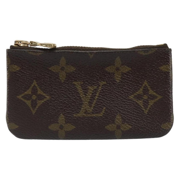 LOUIS VUITTON Monogram Pochette Cles Coin Purse M62650 LV Auth LNZ174