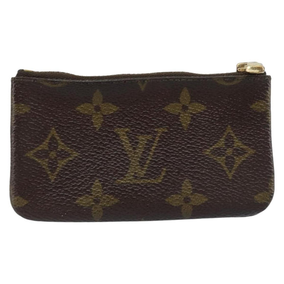 LOUIS VUITTON Monogram Pochette Cles Coin Purse M62650 LV Auth LNZ174