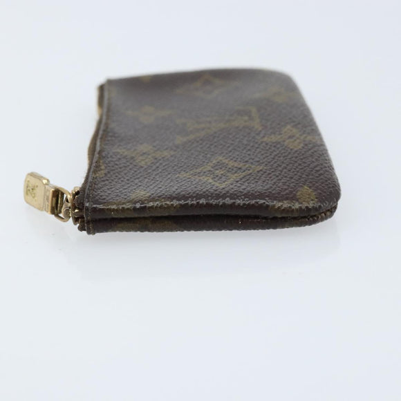 LOUIS VUITTON Monogram Pochette Cles Coin Purse M62650 LV Auth LNZ174