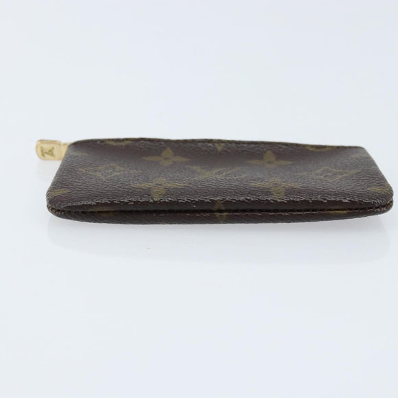 LOUIS VUITTON Monogram Pochette Cles Coin Purse M62650 LV Auth LNZ174