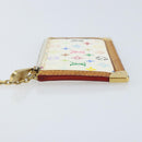 LOUIS VUITTON Monogram Multicolor Pochette Cles Purse White M92655 Auth LNZ175-4