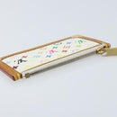 LOUIS VUITTON Monogram Multicolor Pochette Cles Purse White M92655 Auth LNZ175-5