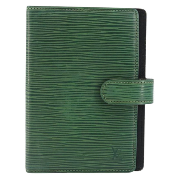 LOUIS VUITTON Epi Agenda PM Day Planner Cover Green R20054 LV Auth LNZ177