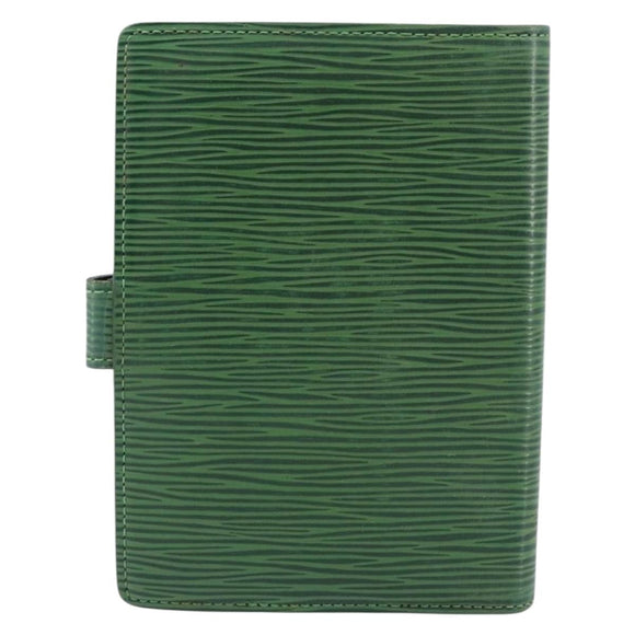 LOUIS VUITTON Epi Agenda PM Day Planner Cover Green R20054 LV Auth LNZ177
