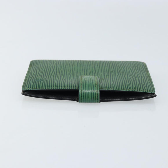 LOUIS VUITTON Epi Agenda PM Day Planner Cover Green R20054 LV Auth LNZ177