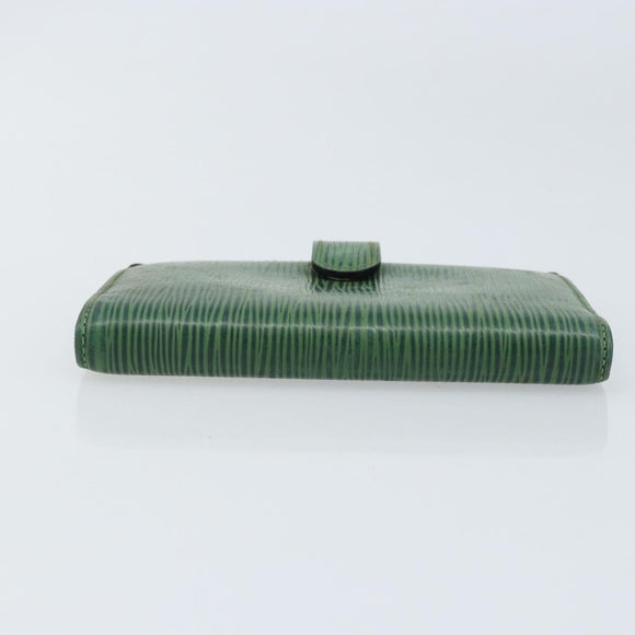 LOUIS VUITTON Epi Agenda PM Day Planner Cover Green R20054 LV Auth LNZ177
