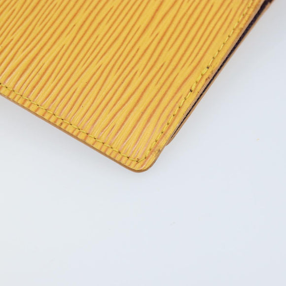 LOUIS VUITTON Epi Agenda PM Day Planner Cover Yellow R20059 LV Auth LNZ178