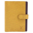 LOUIS VUITTON Epi Agenda PM Day Planner Cover Yellow R20059 LV Auth LNZ178-13