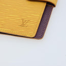 LOUIS VUITTON Epi Agenda PM Day Planner Cover Yellow R20059 LV Auth LNZ178-7