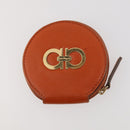 Salvatore Ferragamo Valla Gancini Leather 5 Set Pink Brown yellow Auth LNZ180-2