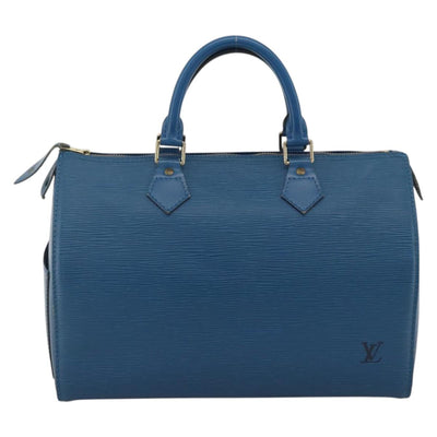 LOUIS VUITTON Epi Speedy 30 Hand Bag Toledo Blue M43005 LV Auth LNZ191A - 0