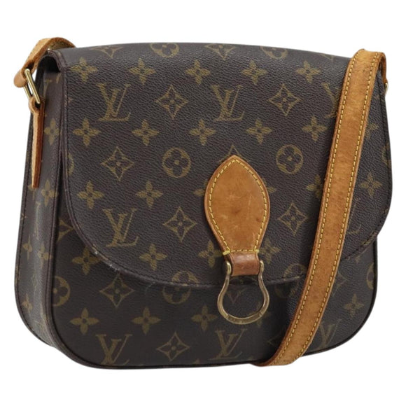 LOUIS VUITTON Monogram Saint Cloud GM Shoulder Bag M51242 LV Auth LNZ193