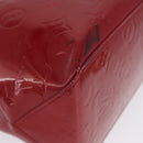 LOUIS VUITTON Monogram Vernis Reade PM Hand Bag Pomme D'amour M91990 Auth LNZ195-9