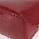 LOUIS VUITTON Monogram Vernis Reade PM Hand Bag Pomme D'amour M91990 Auth LNZ195-16