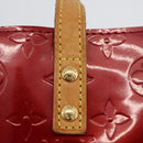 LOUIS VUITTON Monogram Vernis Reade PM Hand Bag Pomme D'amour M91990 Auth LNZ195-10