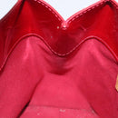 LOUIS VUITTON Monogram Vernis Reade PM Hand Bag Pomme D'amour M91990 Auth LNZ195-19