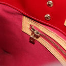 LOUIS VUITTON Monogram Vernis Reade PM Hand Bag Pomme D'amour M91990 Auth LNZ195-20