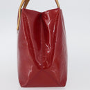 LOUIS VUITTON Monogram Vernis Reade PM Hand Bag Pomme D'amour M91990 Auth LNZ195-4