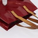 LOUIS VUITTON Monogram Vernis Reade PM Hand Bag Pomme D'amour M91990 Auth LNZ195-6