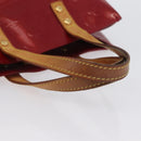 LOUIS VUITTON Monogram Vernis Reade PM Hand Bag Pomme D'amour M91990 Auth LNZ195-7