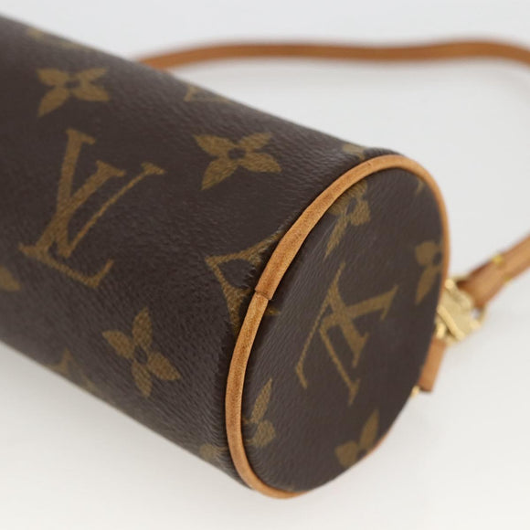 LOUIS VUITTON Monogram Papillon Pouch LV Auth LNZ199