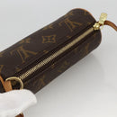 LOUIS VUITTON Monogram Papillon Pouch LV Auth LNZ199-6