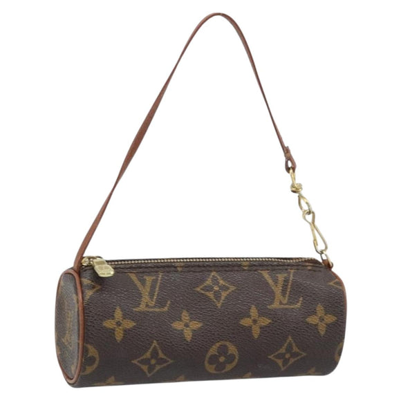 LOUIS VUITTON Monogram Papillon Pouch LV Auth LNZ201