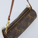 LOUIS VUITTON Monogram Papillon Pouch LV Auth LNZ201-6