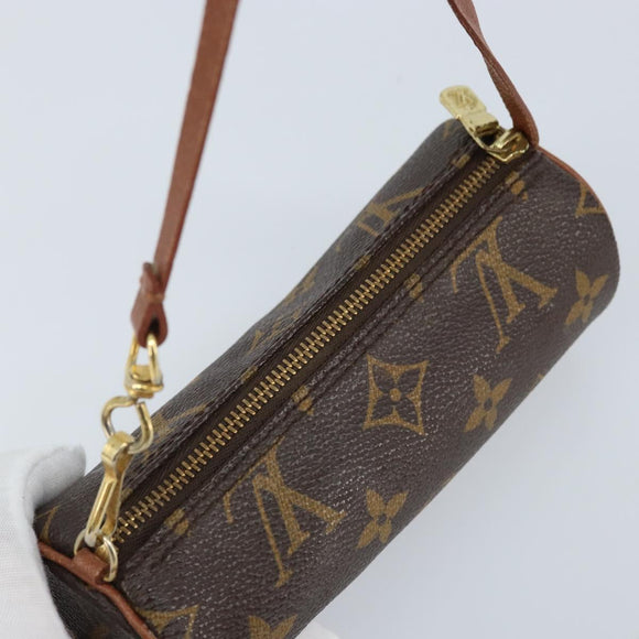 LOUIS VUITTON Monogram Papillon Pouch LV Auth LNZ201