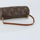 LOUIS VUITTON Monogram Papillon Pouch LV Auth LNZ201-7