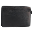 LOUIS VUITTON Epi Pochette Homme Clutch Bag Black M52522 LV Auth LNZ204-1