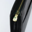LOUIS VUITTON Epi Pochette Homme Clutch Bag Black M52522 LV Auth LNZ204-8