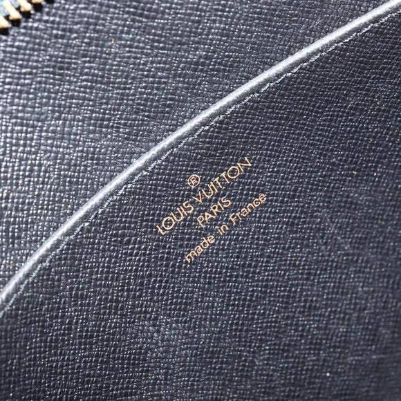 LOUIS VUITTON Epi Pochette Homme Clutch Bag Black M52522 LV Auth LNZ204