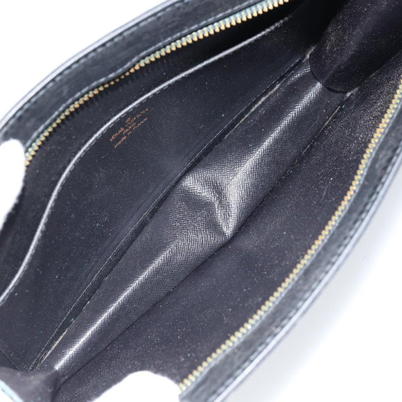 LOUIS VUITTON Epi Pochette Homme Clutch Bag Black M52522 LV Auth LNZ204