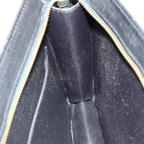LOUIS VUITTON Epi Pochette Homme Clutch Bag Black M52522 LV Auth LNZ204